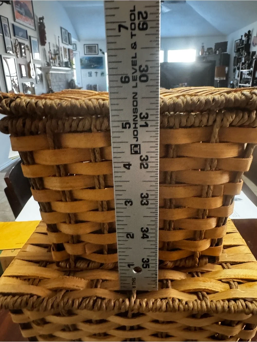 Woven Rattan Storage Basket Set - Natural Brown